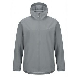 Haimont Mens XL Gray Hooded Rain Jacket Full Zip Lightweight Windbreaker XL